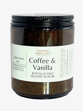 Wyoming Wildflower Coffee and Vanilla Sugar Body Scrub 8 Oz BNIB